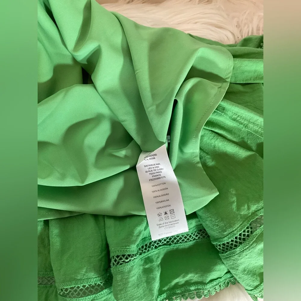 Green Ruffled Dress - Picture 8 of 10